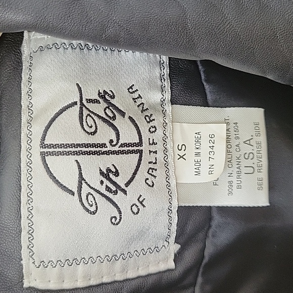 Vintage 80's lamb leather jacket - Picture 6 of 9